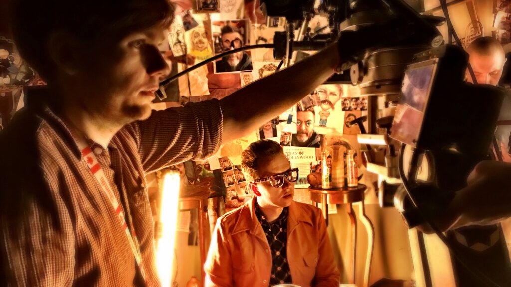 Director Alex Italics on The Greatest music video set