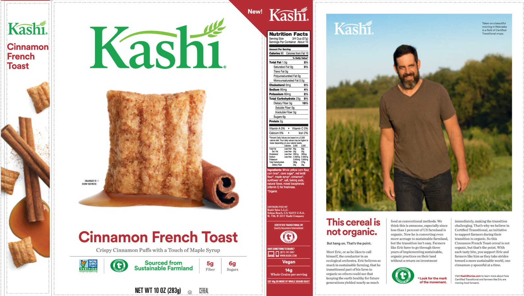 Katie Page package example for Kashi Co.