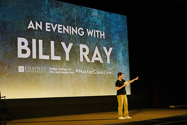 Billy Ray’s advice to screenwriters? Work for everything