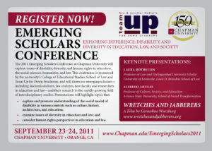 Register Now for the Emerging Scholars Conference