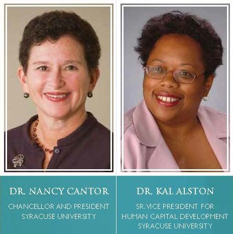 Dr. Nancy Cantor and Dr. Kal Alston