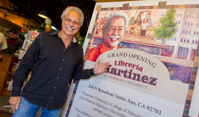 Rueben Martinez at the Grand Opening of Libreria Martinez in 2012