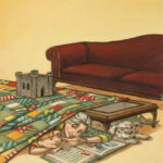 Artwork for children's book illustration show.