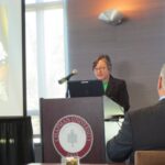 Kathy Arballo praising Dr. Mike Madrid on his reliability and service through the years.