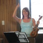 Erin O'Keefe playing "Get Together" by Youngbloods on her ukulele