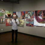 Ruebén Martinez discussing art by Suzanna Bond