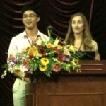 2nd year SP students Jared Izumi & Haley Taitz presenting on successful middle school transition
