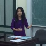 Ph.D. Student Kim Dieu presenting on prevention and treatment of depression