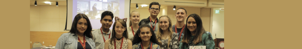 A group of Yorba journalists with their teacher, Ms. Andrea Lopez.