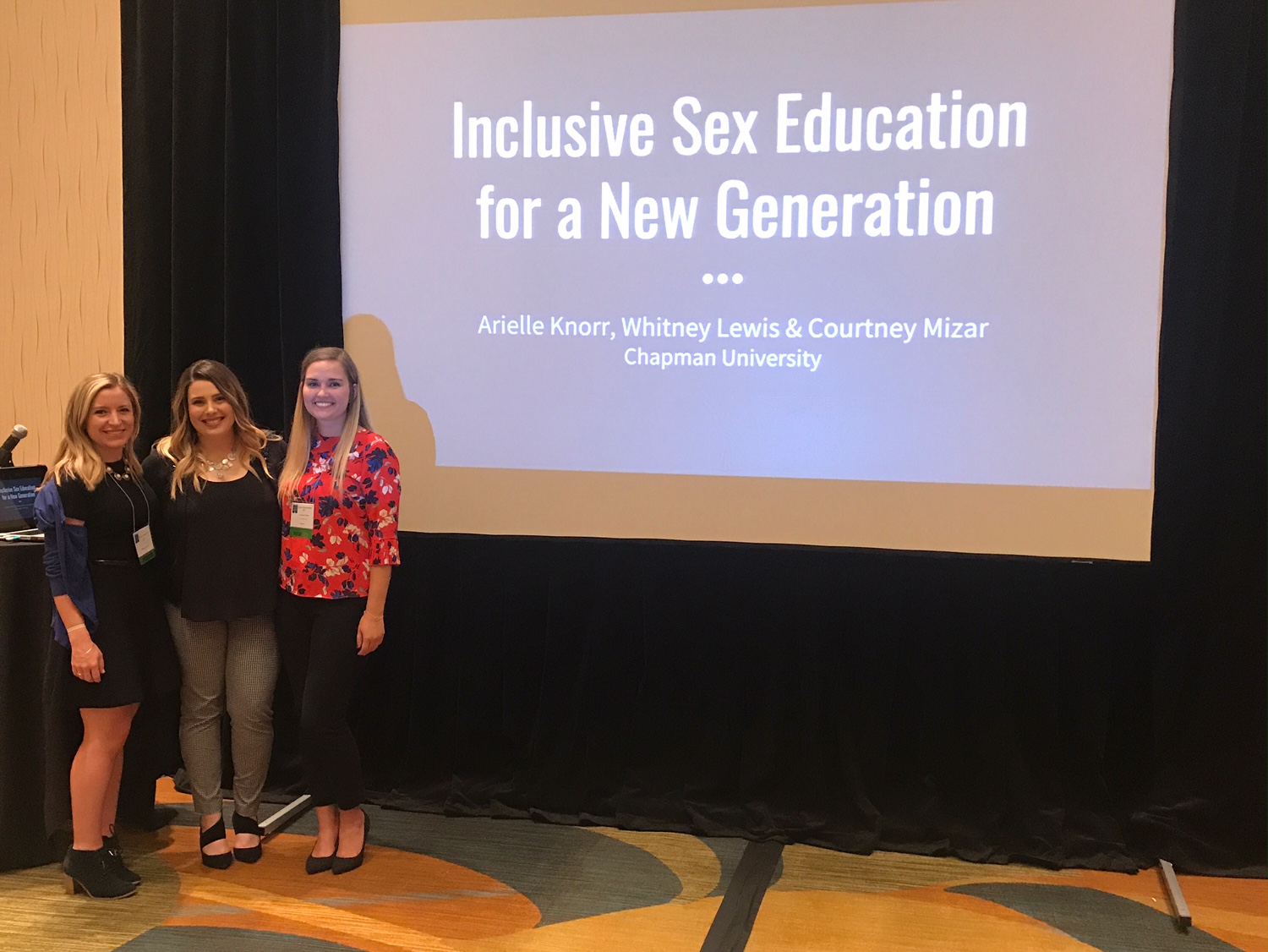 Students at conference
