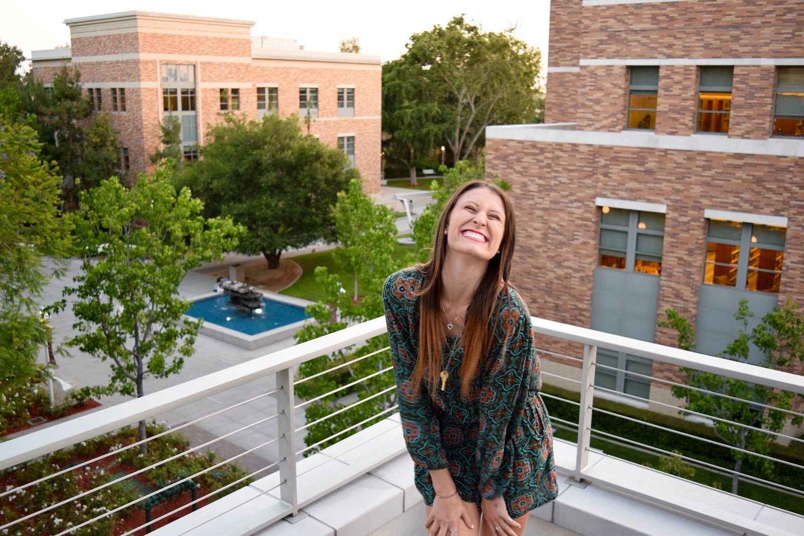 Samantha on Chapman campus
