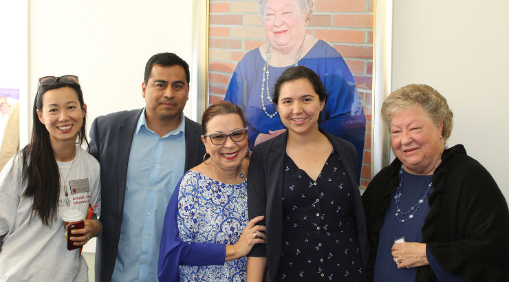 Attallah College faculty with Donna Ford Attallah