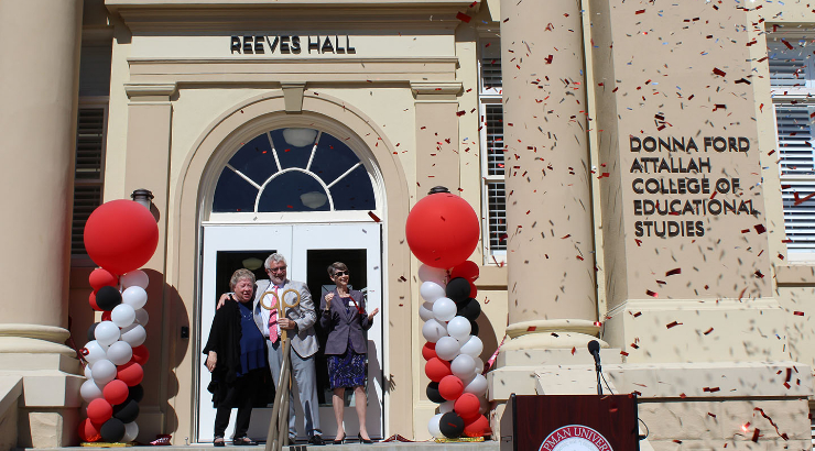 Reeves Hall Ribbon Cutting
