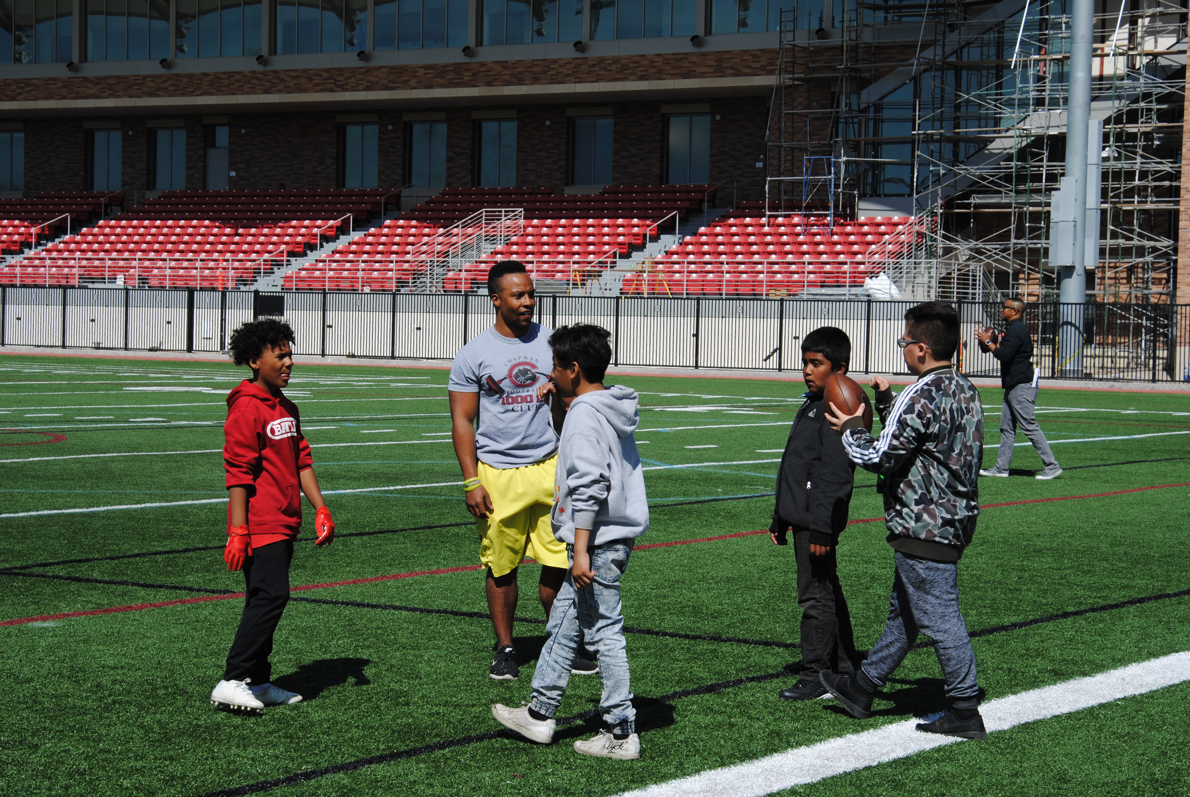 Play on Wilson Field with Jeremiah McKibbins and Dr. Quaylan Allen