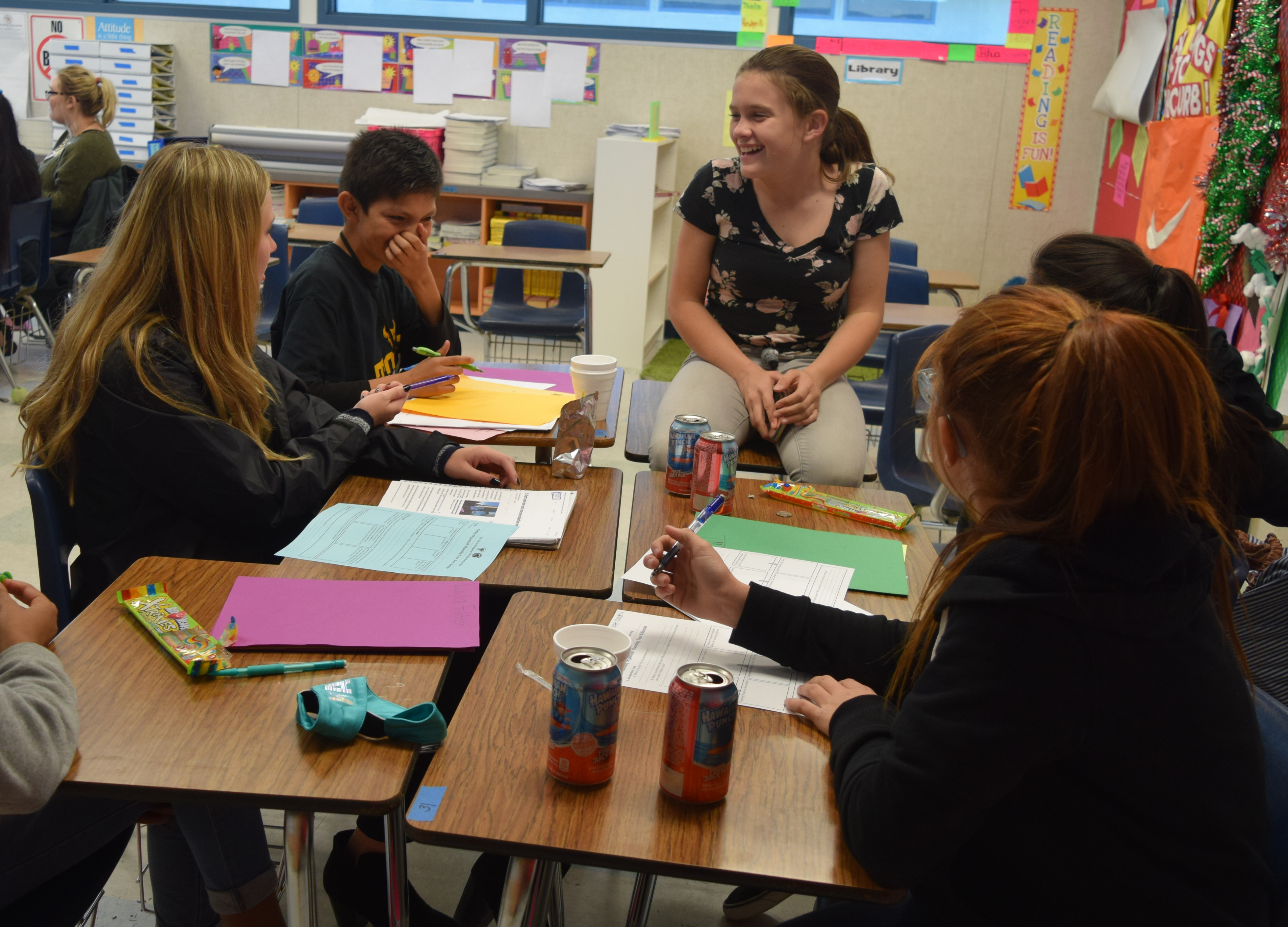 Yorba Writing Project after school session