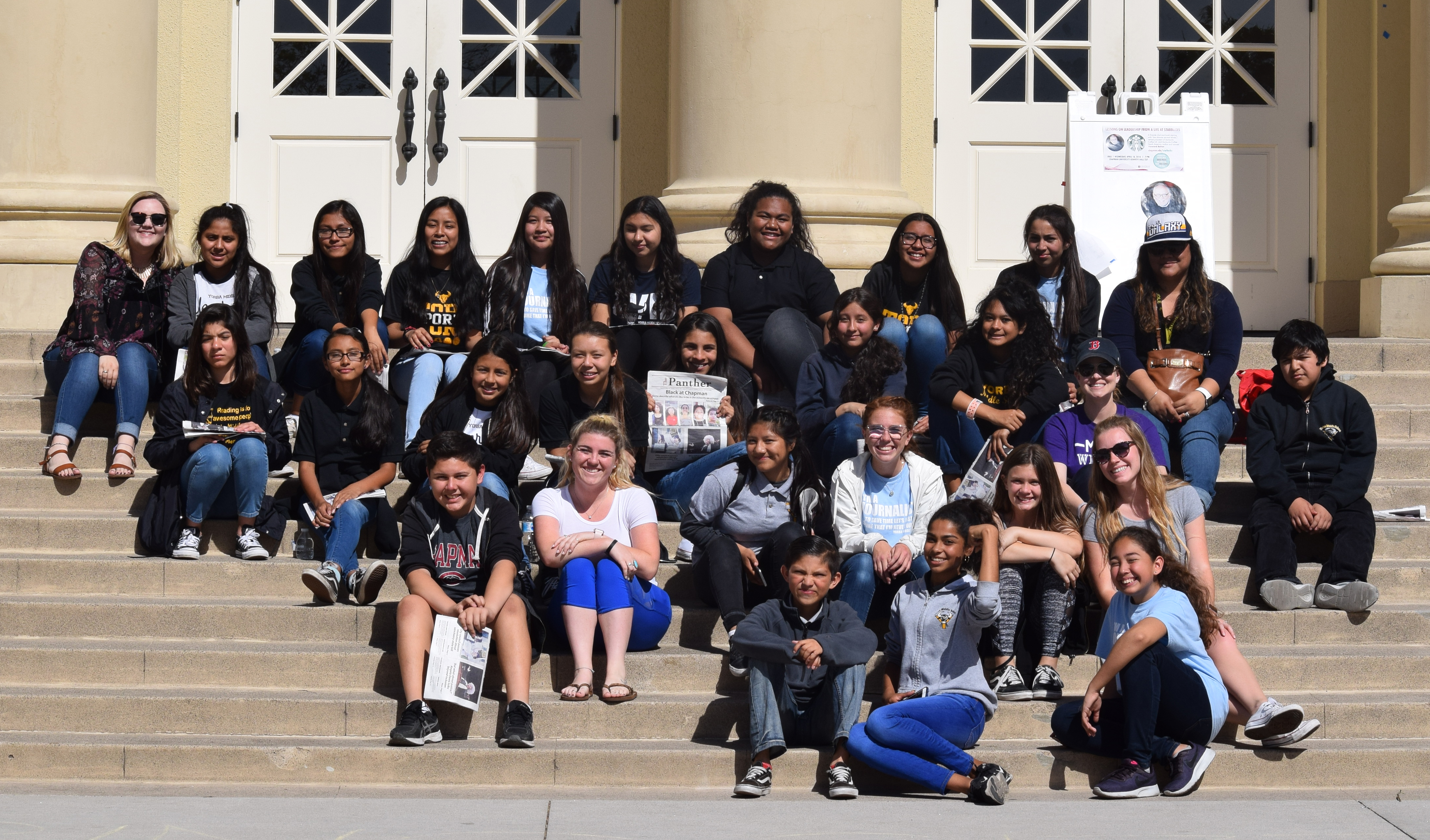 Yorba field trip to Chapman