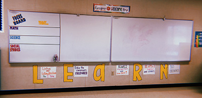 Dayna Sipila's Teach for America classroom
