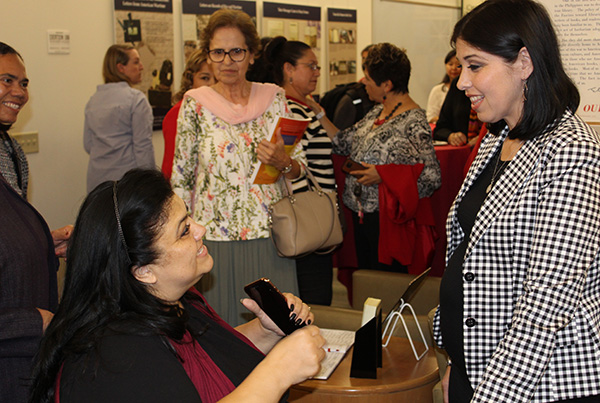 Lisa Gonzales-Solomon with Patty Perales Huerta-Meza