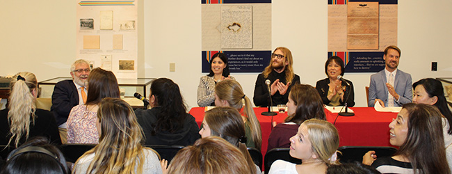 Let's Chat panel discussion moderated by Chapman President Daniele Struppa