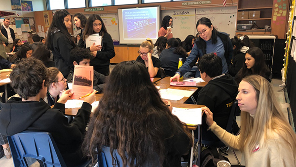 Yorba students and Chapman mentors
