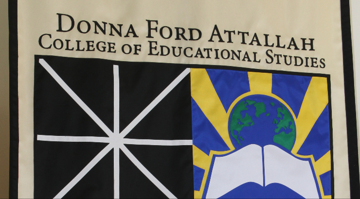 Attallah College of Educational Studies gonfalon