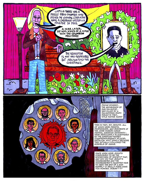 Sample page from Breaking Free, written by Peter McLaren and illustrated by Miles Wilson