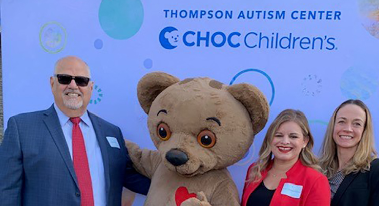 TPI staff at Thompson Autism Center at CHOC Children’s Ribbon Cutting
