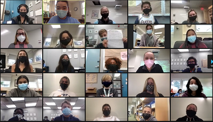 Santiago publishing party Zoom call screenshot