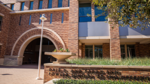 Exterior view of Swenson Hall