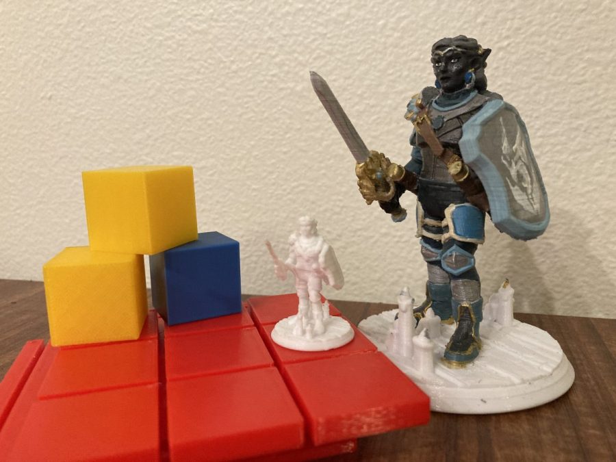 3D fabricated game pieces