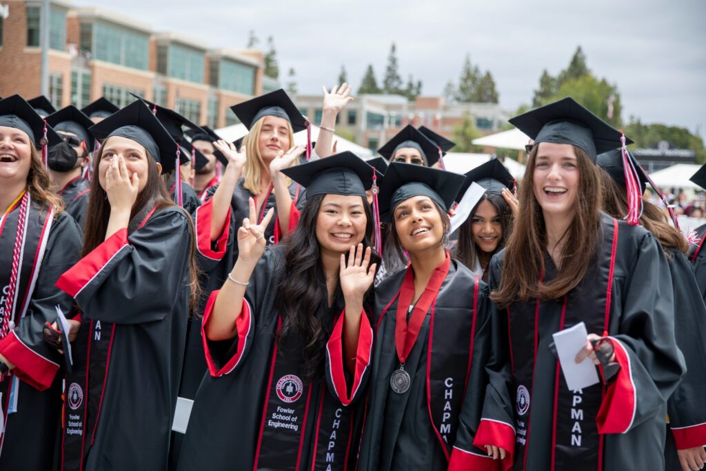 Group of FSE students at Commencement
