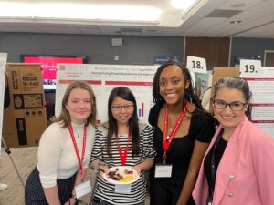 In photo: Cecilia Abrahamsson, Yuki Chen, Kayla Anderson, and Dr. Franceli Cibrian