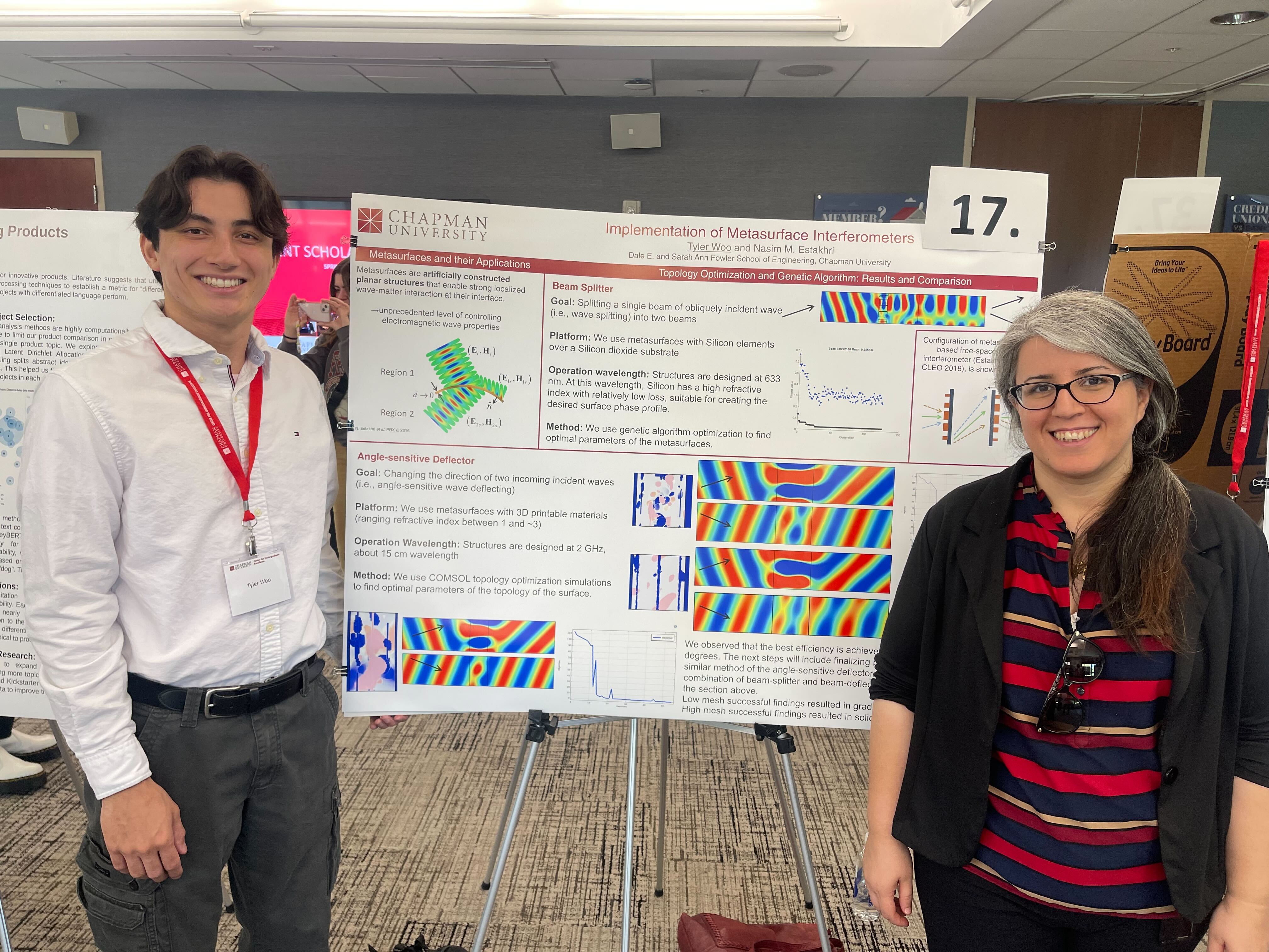 In photos: Tyler Woo & Dr. Nasim Estakhri