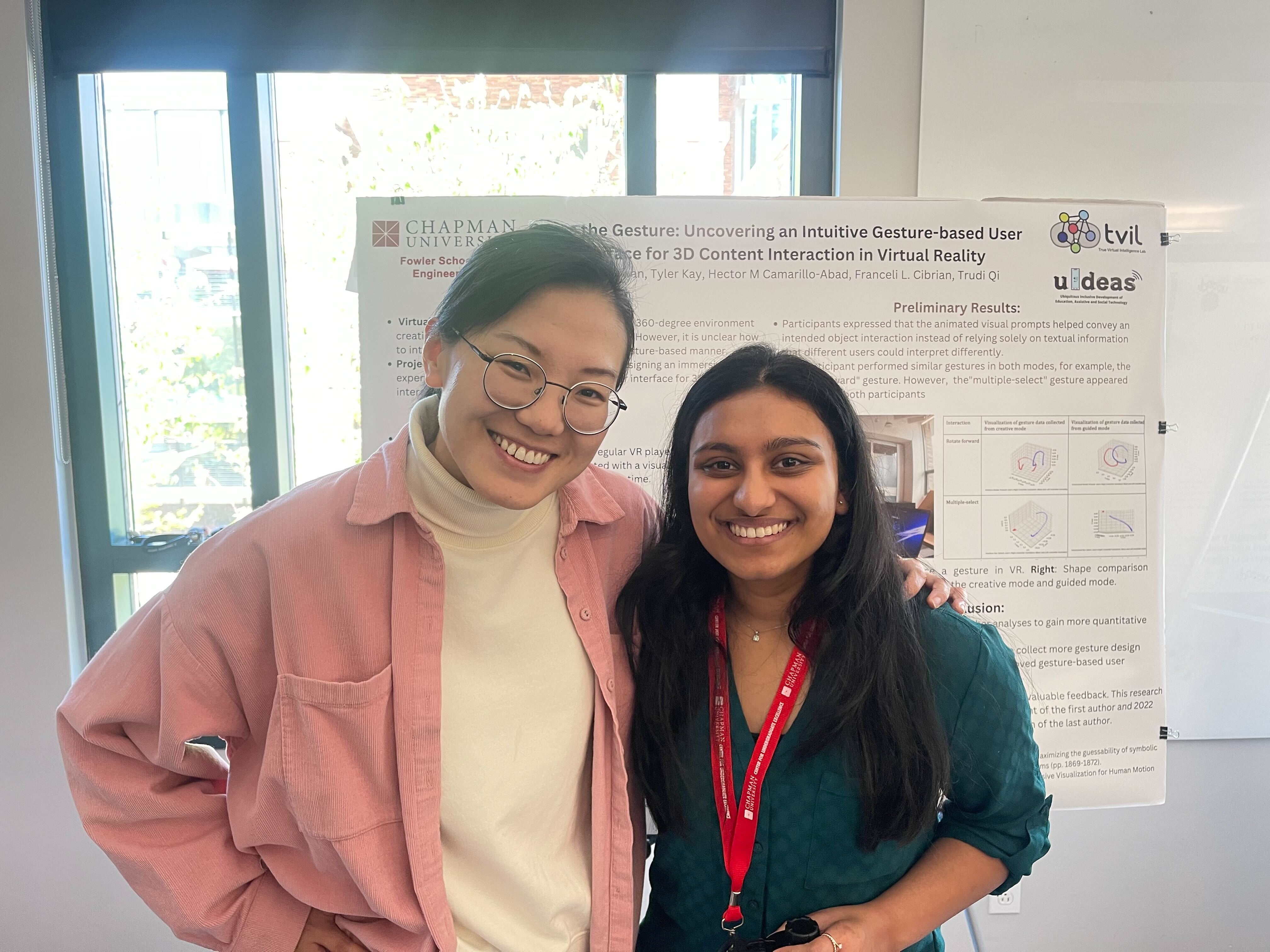 In photo: Dr. Trudi Qi and Meghna Raswan