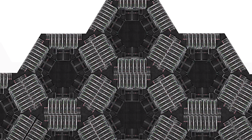 AI computer design in trapezoid