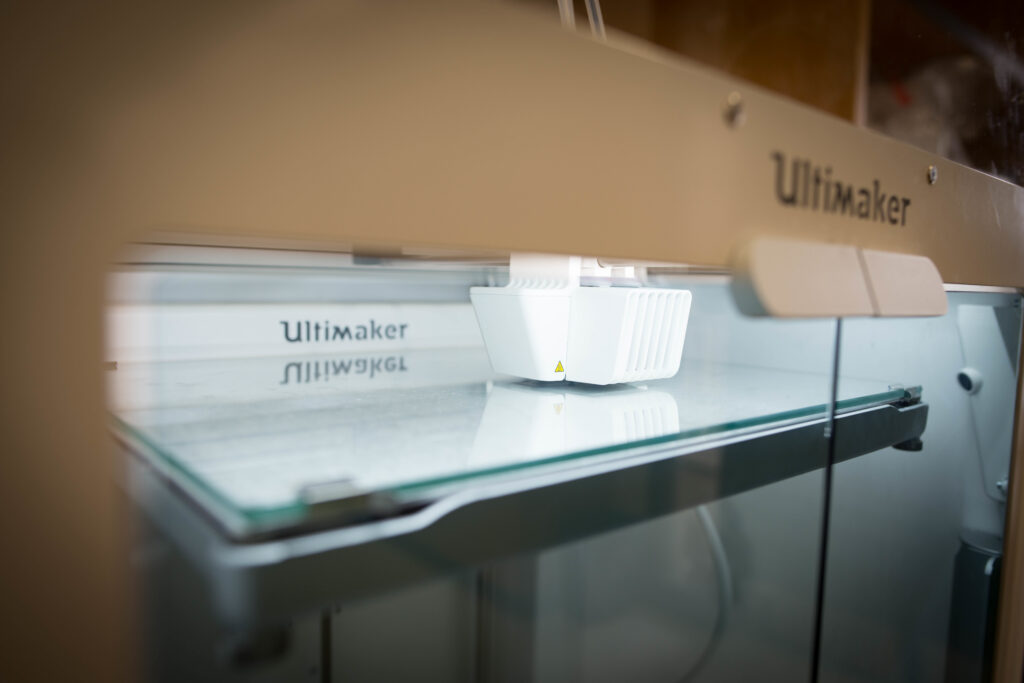 close up image of the Ultimaker S5 printer