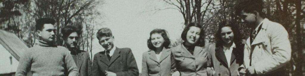 Czech Jewish teenagers, 1940, near Naestved, Denmark.