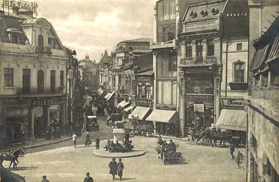 Historic image of Bucharest, World War II