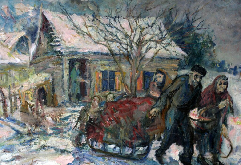 Spektor family being taken to Ponar by David Labkovski credit Patricia Flaum