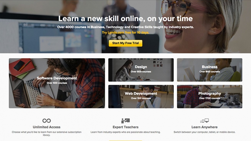 lynda-website