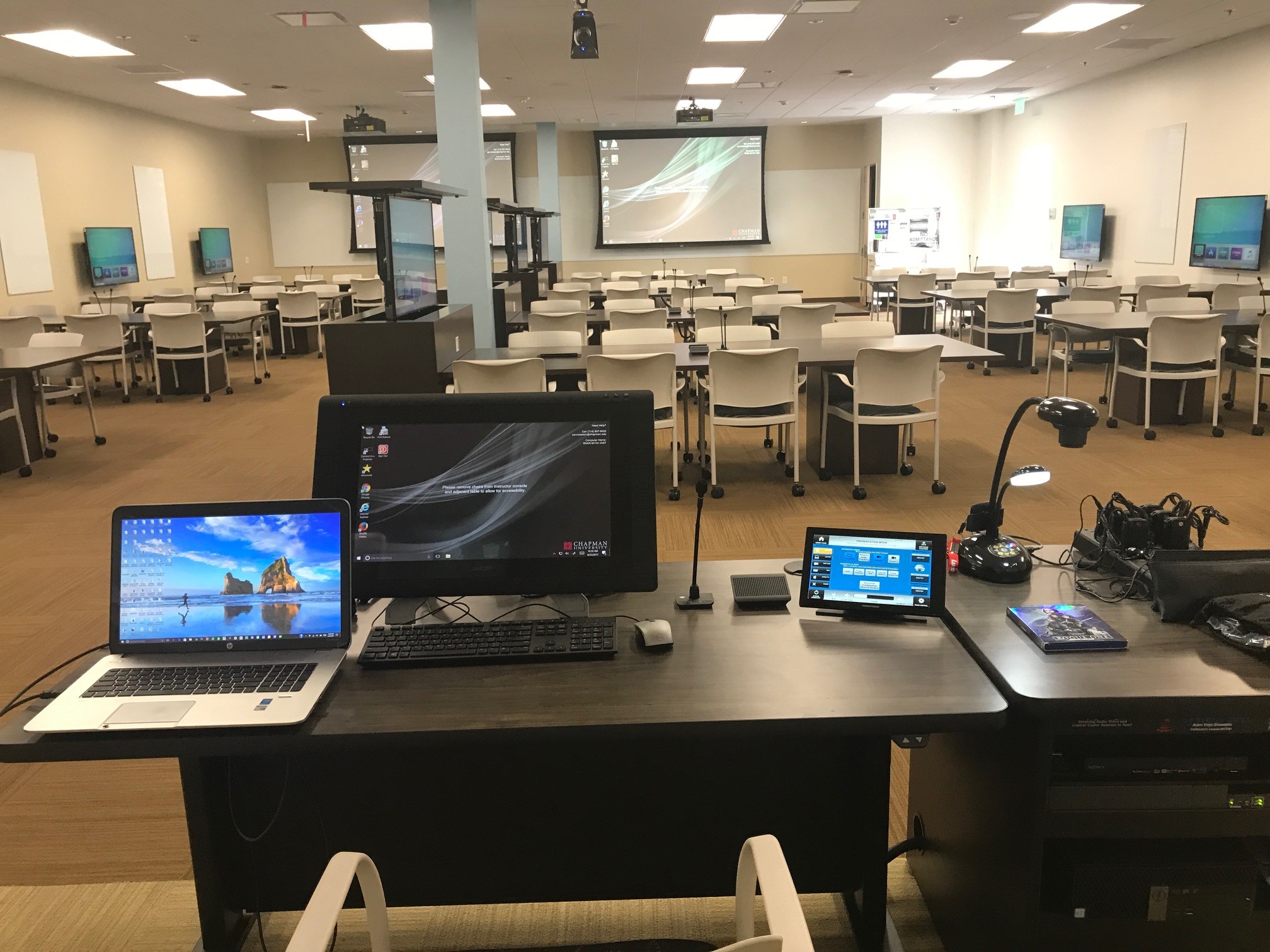 Instructor console view