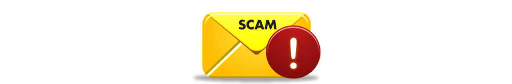 student email scam banner