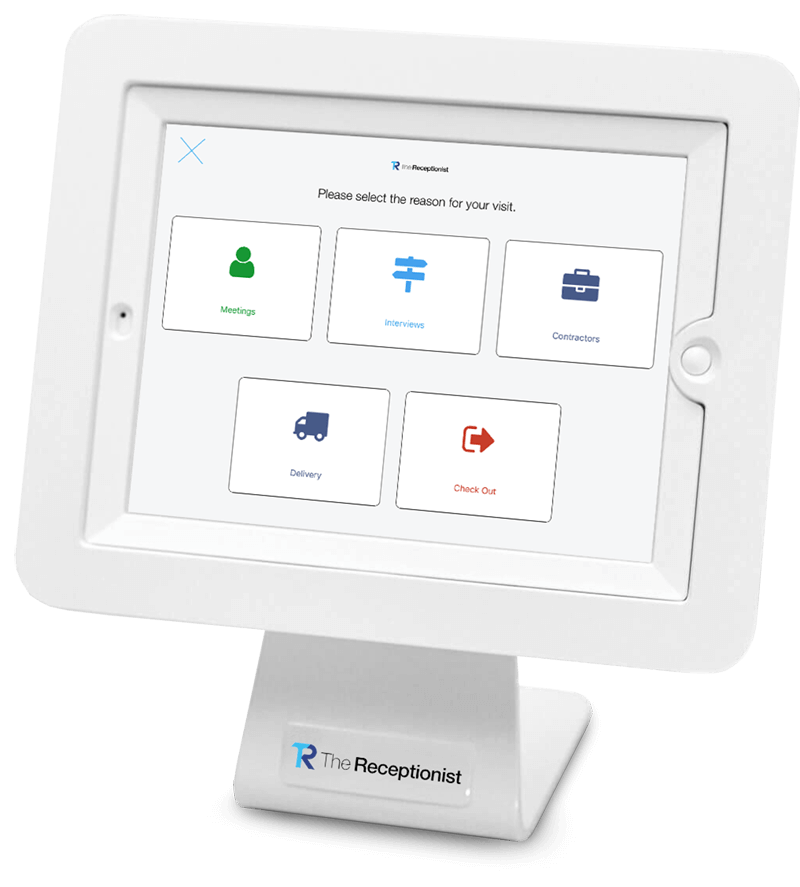 visitor management iPad