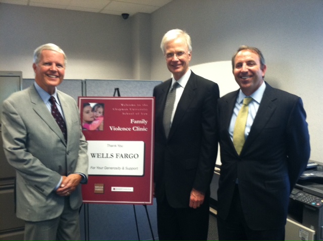 Wells Fargo visits The Bette and Wylie Aitken Family Violence Clinic