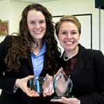 (From the left) Jaryn Saritzky and Katherine Currie-Diamond