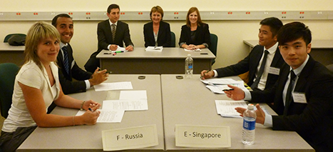 Russia faces off with Singapore