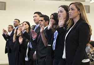 New attorneys being sworn in