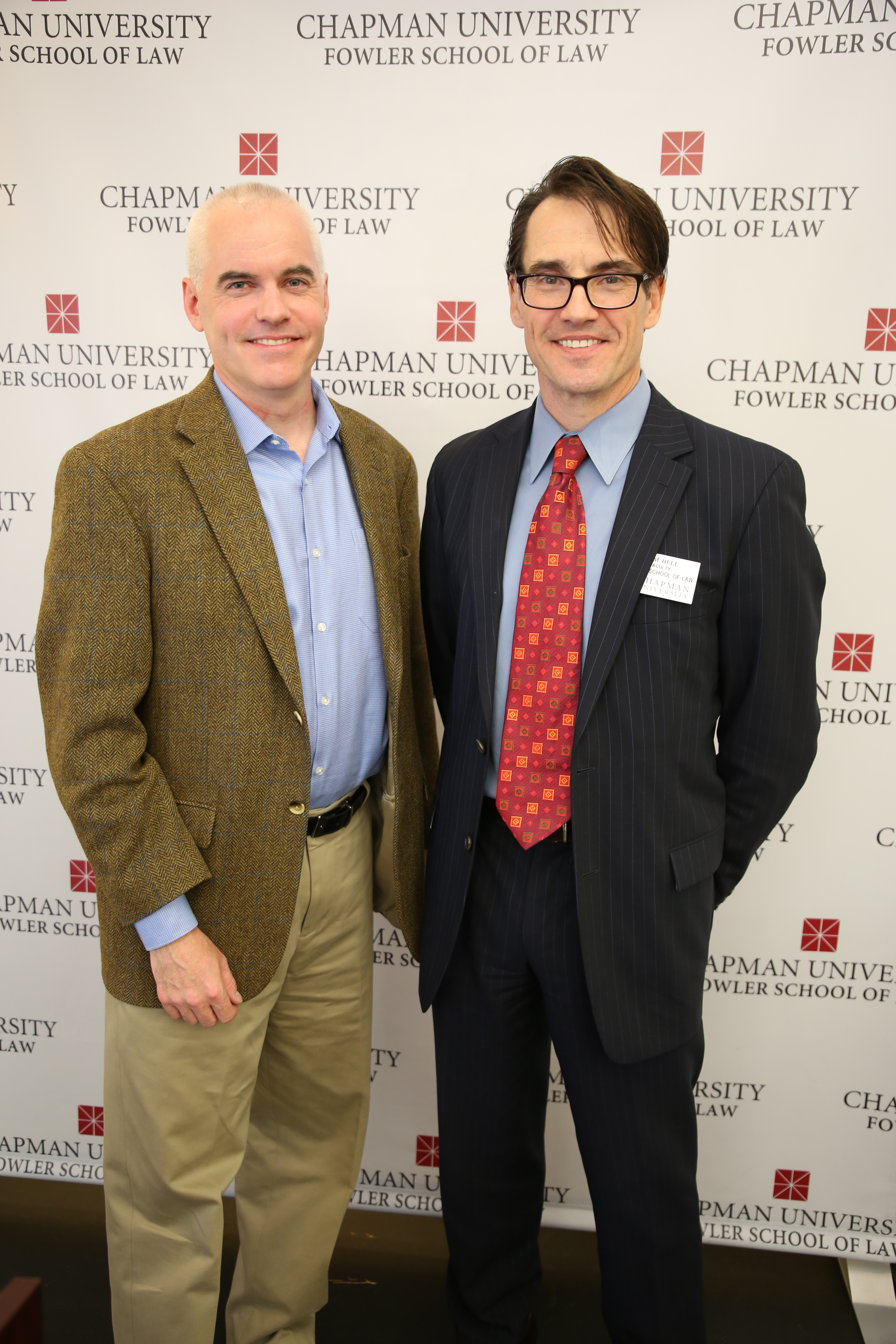 Dean James Gibson with Chapman Dialogue host