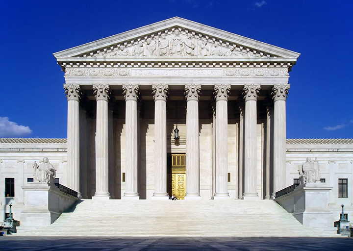 Supreme court building outside