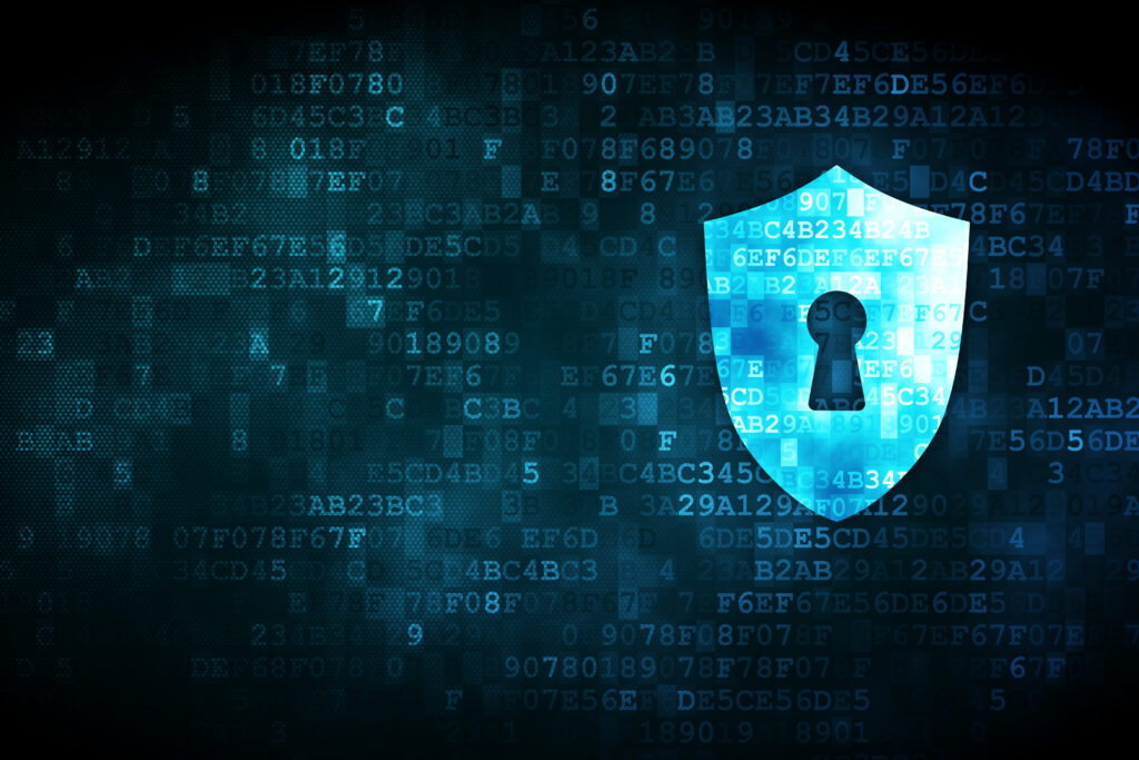 generic Cyber Security banner with shield icon